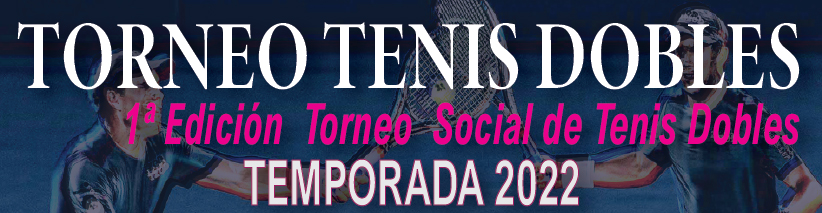 banner torneo social doble tenis 2022